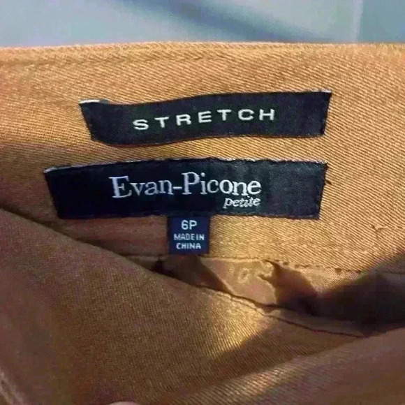 Evan Picone Women’s‎ brown Pencil Dress skirt knee length size 6p - Picture 8 of 8